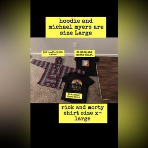 men’s hoodie, and tshirts